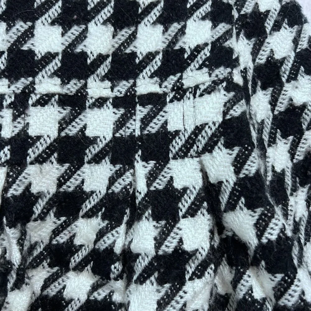 Cherokee Houndstooth Black & White Little Girl Jacket Coat Size 2T